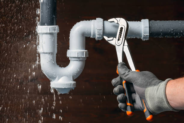 Professional Drain Cleaning technician working in Wampsville, NY